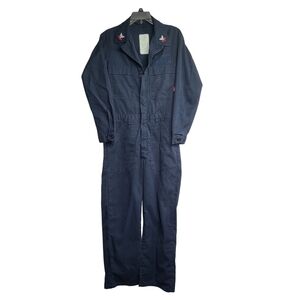US Navy Coverall Size 36R Flame Resistant Utility Blue USN